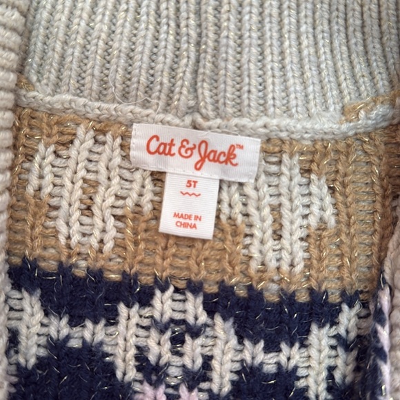 Toddler Girls Cardigan Sweater - 5T - Picture 2 of 2